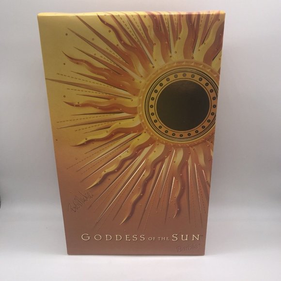 1995 Bob Mackie Goddess of the Sun Barbie Doll NRFB - Picture 2 of 16